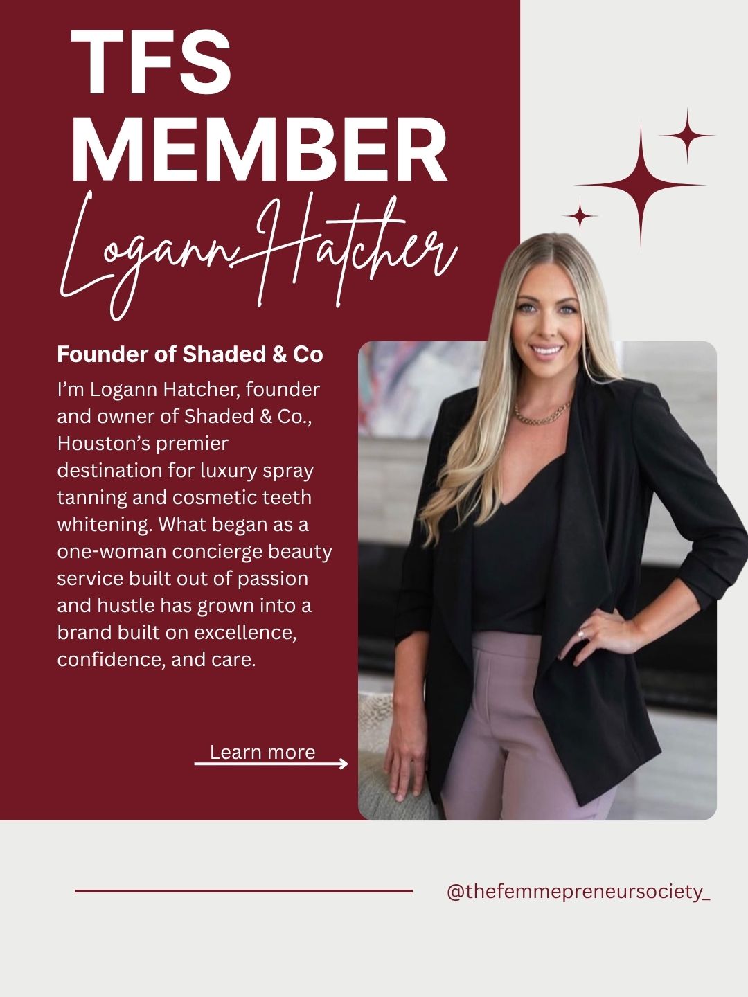 Logann Hatcher, TFS member